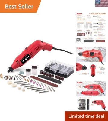 121pc 130W Corded Power Rotary Multi Tool Kit with Dremel Compatible Bit Acce... - Image 1 of 4