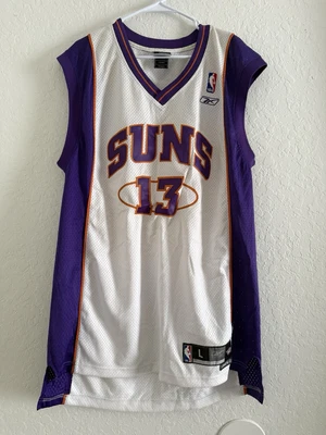 Phoenix Suns Steve Nash Jersey Large Reebok White  - Image 1 of 4