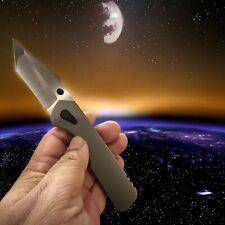 Brian Brown Corvus Knife OEM Reate Knives M390 & Titanium Blasted Titanium Satin