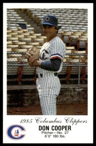 1985 Columbus Clippers Police Don Cooper Columbus Clippers #NNO
