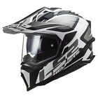 LS2 Explorer Alter Dual Sport Helmet Black/White