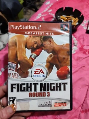 Fight Night Round 3 Sony PlayStation 2 Videojuego de Boxeo EA Deportes Usado Foto 1 de 4