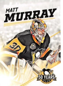 PPG Paints Pittsburgh Penguins 2017 50 aniversario sin usar Matt Murray - Imagen 1 de 2