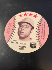 1976 Buckmans MSA Baseball Disc - Bob Watson - Houston Astros - MT