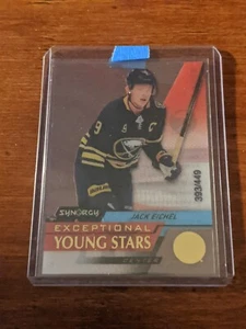 UD Synergy Exceptional Young Stars Gold 2020-21 #EY-22 Jack Eichel/449 - Imagen 1 de 2