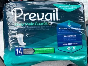 Prevail Daily Male Guards Inkontinenzeinlagen, 14 Stück - 1 Packung (PV811) - Bild 1 von 1