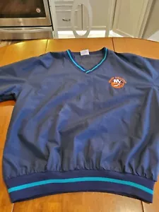 New York Islanders L Fisherman Nylon Pull Over Season Subscriber Fahrenheit - Picture 1 of 9