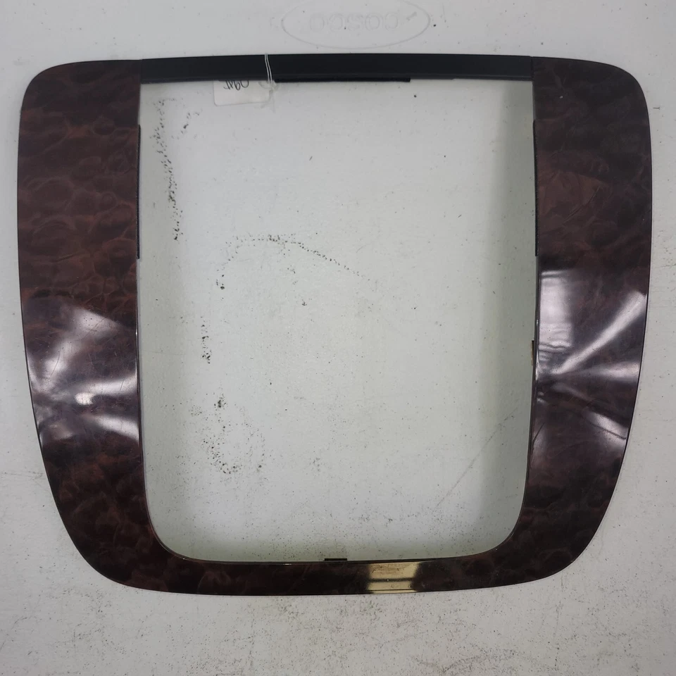 GMC Yukon XL Denali 2008 madera grano tablero central radio bisel moldura Foto 1 de 2