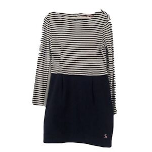 Joules Striped Long Sleeved Dress Age 7/8