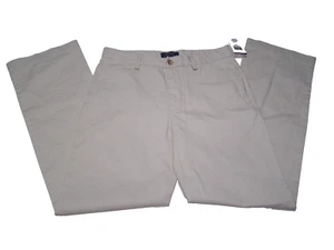 Ralph Lauren Girls Pants Khaki Basic Sand School Uniform Size 16 NWT - Picture 1 of 2