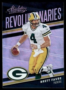 2018 Panini Absolute Revolutionaries Brett Favre Green Bay Packers #RE-BF - Picture 1 of 2