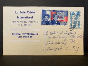 HAITI, BusinessAirmai Cover, 1960s, posted/Postmarked - Picture 1 of 2