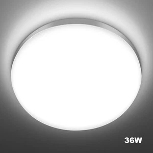 36W LED Ceiling Lights Flush Mount Panel Down Lamp Home Room Lighting White - Picture 1 of 9
