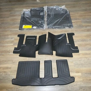 WeatherTech FloorLiner for 2014-2020 Infiniti QX60 - 1st 2nd 3rd Row Black - Foto 1 di 14