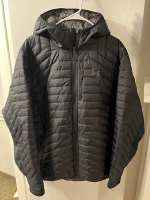 Mens Under Armour Cold Gear Reactor Jacket Coat Puffer Insulated Bubble XL NWT - Image 1 of 4