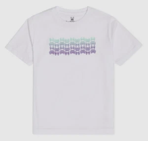 PSYCHO BUNNY KIDS B0U584T1PC WHT - Picture 1 of 1