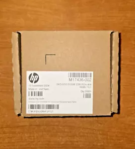 M17436-002 HP SKO-SSD 512GB 2280 PCIe-4x4 NVMe TLC New Factory Sealed! - Picture 1 of 4