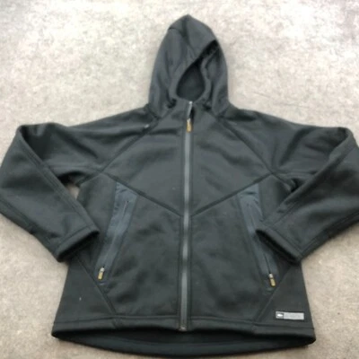 Chaqueta REI Mujer Pequeña Negra Cremallera Completa Polar Senderismo Bolsillos Informal Con Capucha Foto 1 de 4