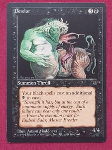 Magic The Gathering FALLEN EMPIRES DERELOR black card MTG - Bild 1 von 2