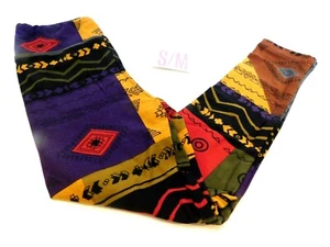 LuLaRoe Leggings Geometric Print Kids S/M Smoke Free Home NWOT - Picture 1 of 6