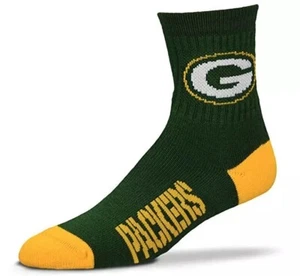 Calcetines grandes para hombre Green Bay Packers Bare Feet - Imagen 1 de 1