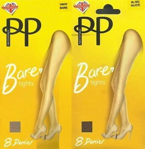 Medias desnudas Pretty Polly Everyday Plus 8 denier desnudas o desnudas - Imagen 1 de 2