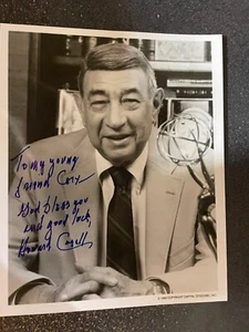 HANDSIGNIERTES BILD HOWARD COSELL AUS DEM CORY B. KONVOLUT SEHR SCHÖNES BILD - Bild 1 von 2