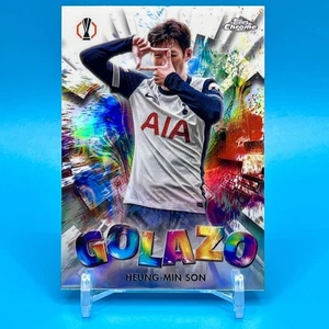 Son HeungMin 2024 Topps Chrome UEFA Soccer Insert Card, Used - Picture 1 of 2
