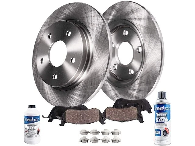 Rear Brake Pad and Rotor Kit For 2007-2017 Jeep Wrangler 2011 2010 2015 QF626YB - Imagem 1 de 1