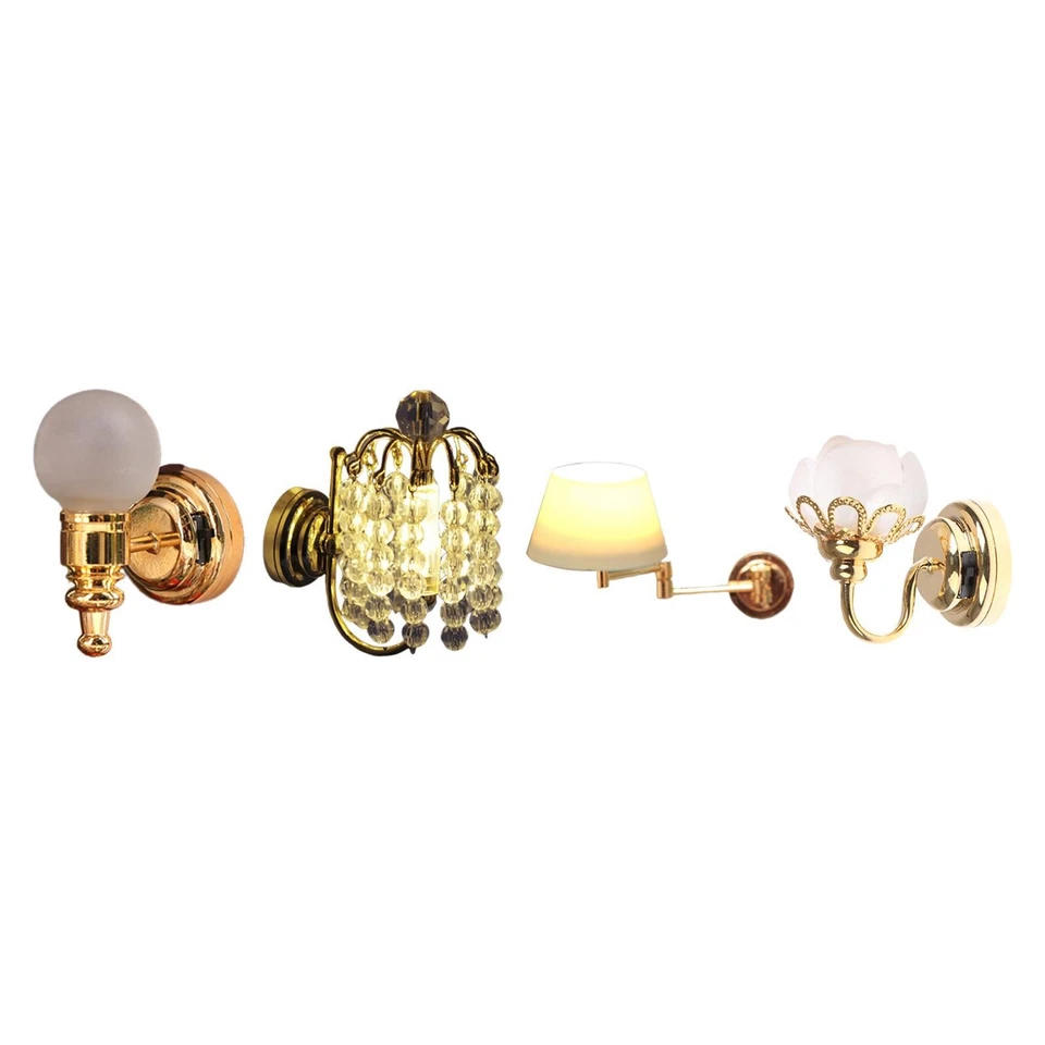 Lampada da parete per casa delle bambole in scala 1:12, applique, decorazione - Immagine 1 di 1