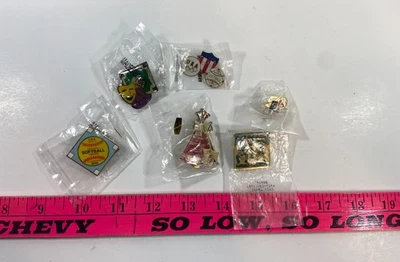 Lot of 6 Amateur Softball Association Collectors Enamel Pins/USA Olympics others - Image 1 of 4