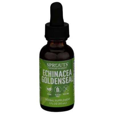 Suplemento Sprouts Farmers Market Equinácea sello de oro apoyo inmunológico 345 mg 1 oz Foto 1 de 4