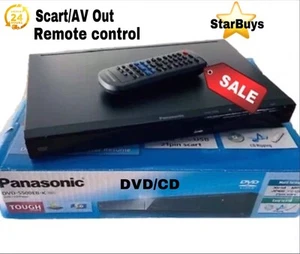 Panasonic DVD-S500E DVD/CD Player with SCART, AV Cable & Remote Control Included - Picture 1 of 15