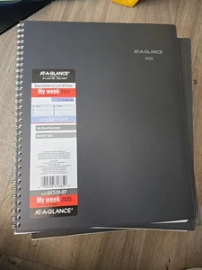 2025 AT-A-GLANCE DayMinder Wochen-/Monatsplaner, 8-1/2" x 11", grau, Jan-Dez - Bild 1 von 4