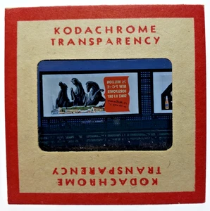 Kodachrome Red Border Slide | *1949* PACIFIC GAS & ELECTRIC Billboard Sign Ad - Picture 1 of 3