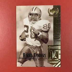 Barry Sanders 1999 Upper Deck Century Legends card #12 HOF Detroit Lions - Picture 1 of 2