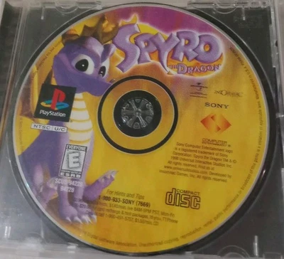 Spyro: The Dragon (Sony PlayStation1) PS1 solo disco Foto 1 de 3