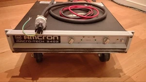 Amplificador de Potencia Amcron Macro-tech 2402 Amplificador de Audio Profesional Sonido de Alta Potencia - Imagen 1 de 3
