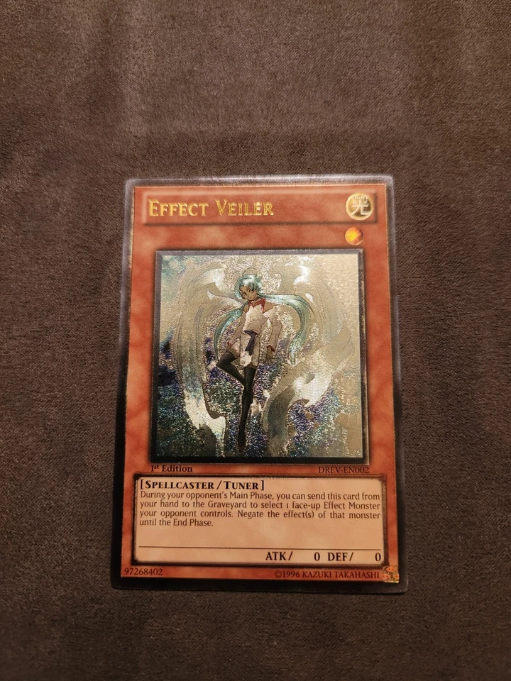 YuGiOh! Effect Veiler DREV-EN002 Ultimate Rare 1st Ed NM - Image 1 of 4