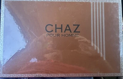 Perfume colonia CHAZ Pour Homme sellado de colección, gel de baño y ducha, bálsamo sellado Foto 1 de 4