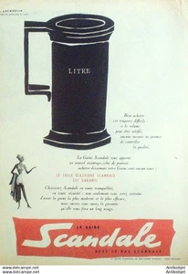 Publicite Lingerie Scandale signee Jacquelin 1960 - Imagen 1 de 1