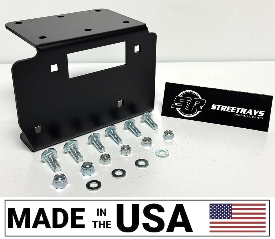 [SR] Placa de montagem de suporte de guincho KAWASAKI PRAIRIE 650 700 e picos duplos - Imagem 1 de 4