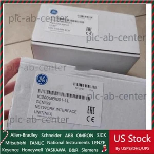 NEW ORIGINAL GE FANUC PLC MODULE IC200GBI001-LL FREE Fast SHIPPING/ US Free TAX - Picture 1 of 1