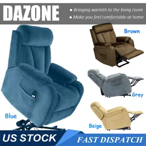 Power Lift Recliner Chair Electric Single Sofa Elderly Single Sofa Chair +Remote - Picture 1 of 22