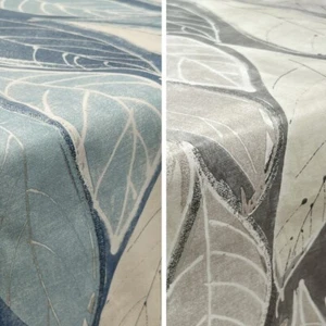 Italian PVC Leaves Leaf Embossed Craft Fabric Tablecloth Fabric 140cm Wide - Picture 1 of 3
