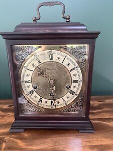 Antique Junghans Bracket Mantel Clock Westminster Chimes Great Small Size Works