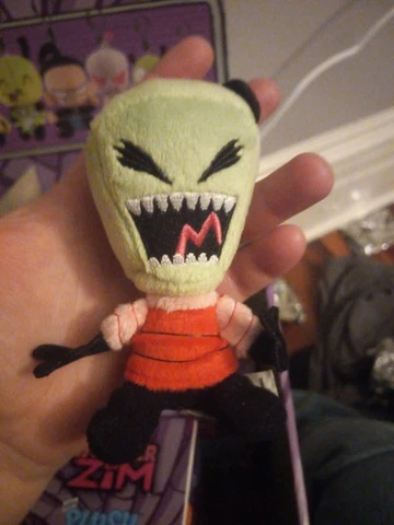✨ Invader Zim Plush Keychain Nickelodeon￼ Backpack Buddy Clip Zag Toys 2016 RARE Cover