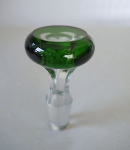 Cubierta decorativa tapones de cristal para jarras * cristal incoloro verde - Imagen 1 de 3