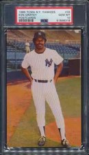 1985 TCMA New York Yankees Postcard Ken Griffey #34 PSA 10 GEM MINT Pop 2