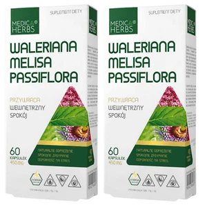 Medica Herbs Baldrian Melisse Passionsblume Komplex Schlaf Stimmung 120 Kapseln - Bild 1 von 1